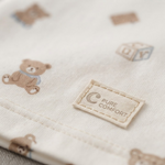 Premium 11-Piece Newborn Baby Cotton Gift Set - Unisex Cute Bear Print