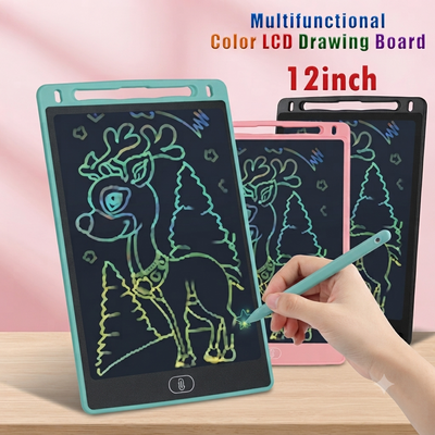 12-Inch LCD Writing Tablet & E-Writer – Portable Electronic Drawing Pad with Stylus for Kids and Adults