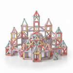 Ultimate Creative Construction: Magnetic Building Blocks Set – 64 Pieces (Pastel & Primary Mix)
