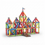 Ultimate Creative Construction: Magnetic Building Blocks Set – 64 Pieces (Pastel & Primary Mix)