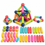 Kids Magnetic Construction Building Blocks Set (42 Pieces) – Educational STEM Toy
