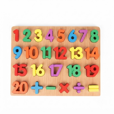 Wooden Number Board