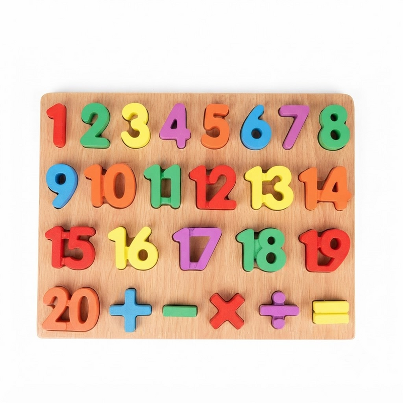 Wooden Number Board
