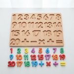 Wooden Number Board