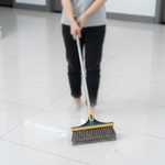 3-in-1 Multifunctional Floor Scrub Brush with 360° Rotating Squeegee